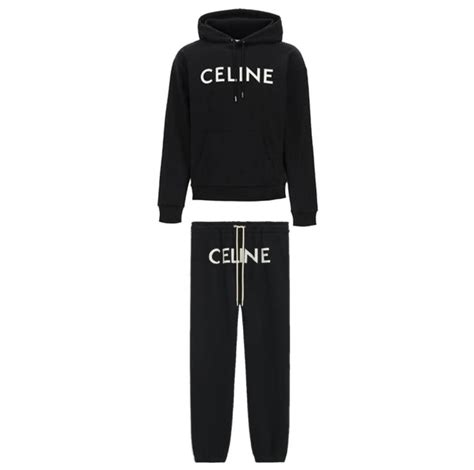 celine black &|celine black tracksuit.